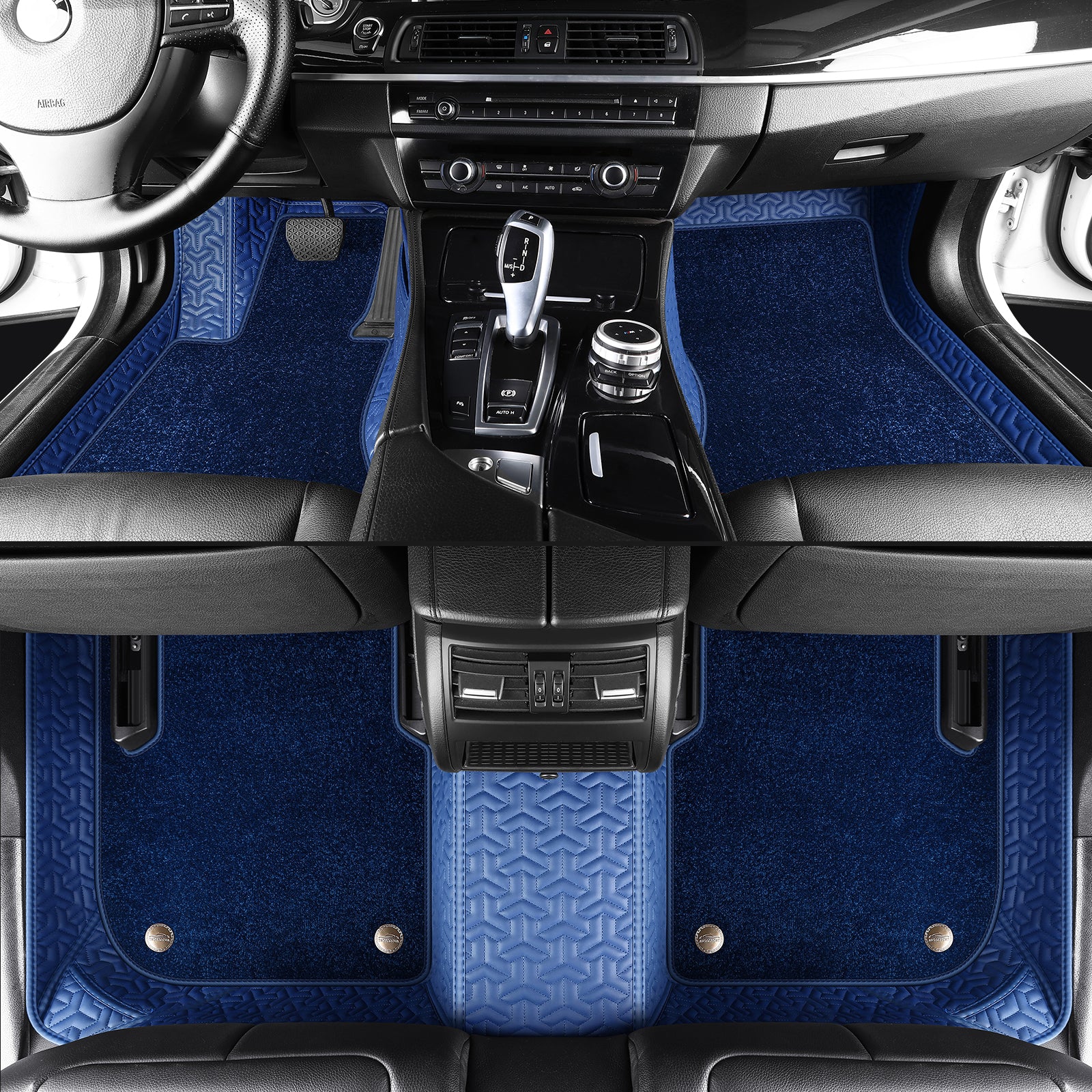 Double-Layer Luxury Custom Car Floor Mats All-Weather, All-Season