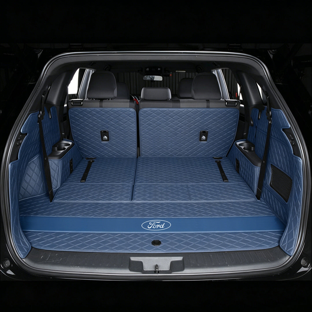 Ford Trunk Mat, Waterproof Trunk Liner with Ford Logo
