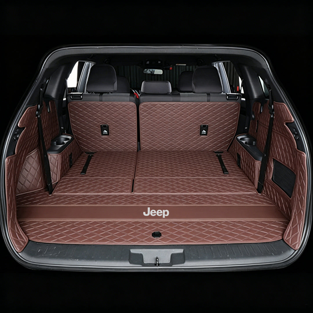 Jeep Trunk Mat, Waterproof Trunk Liner with Jeep Logo