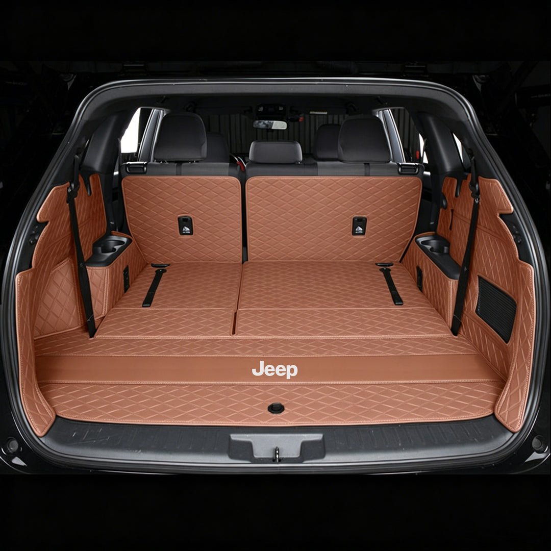 Jeep Trunk Mat, Waterproof Trunk Liner with Jeep Logo