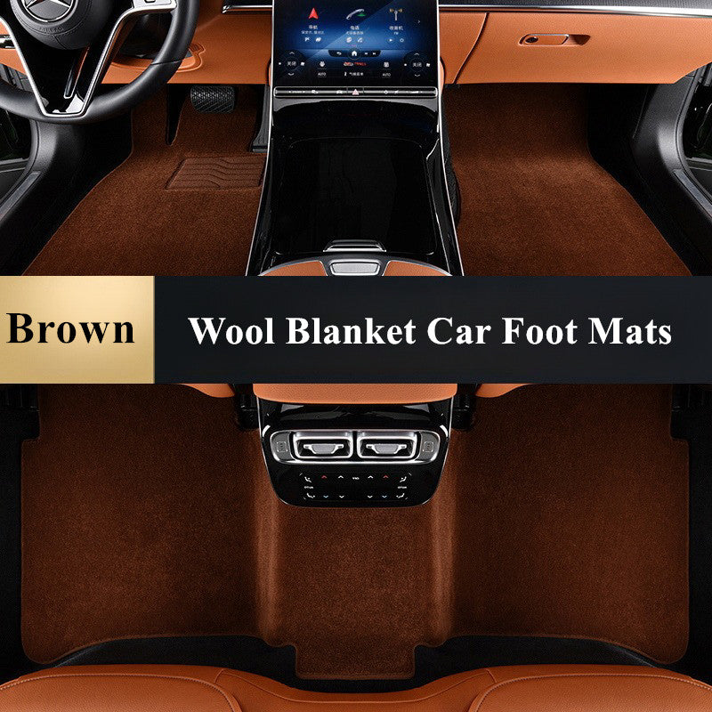 Custom Car Mats Wool Blanket Car Mats