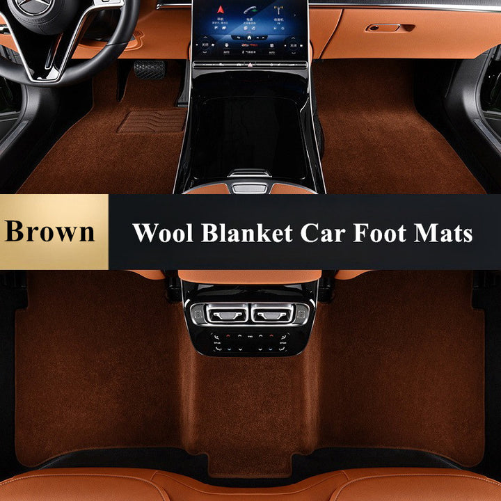 Custom Car Mats Wool Blanket Car Mats